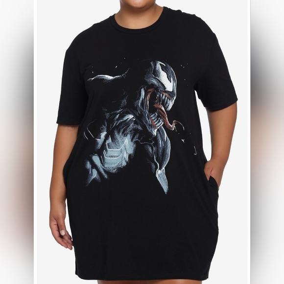 Her Universe Dresses & Skirts - Her Universe Marvel Venom T-Shirt Dress Plus Size 3X NWOT